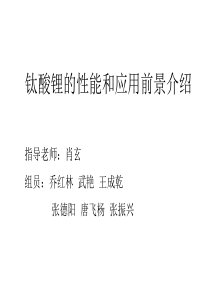 钛酸锂电池研究和发展方向