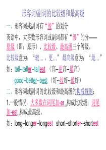 比较级的用法总结