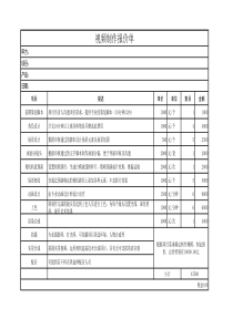动漫、拍摄、微电影等视频制作报价单、询价单