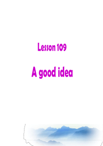 新概念英语第一册L109-110