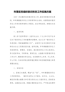 市落实党组织意识形态工作实施方案