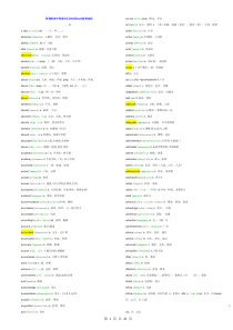 高中英语词汇带音标-大全
