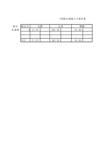 U型桥台体积自动计算程序(2016实用版)