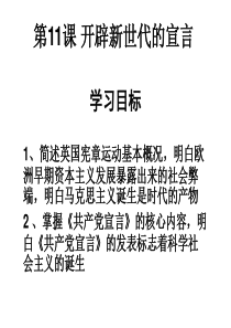 第11课开辟新时代的“宣言”上课用