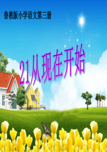 21.从现在开始__PPT优秀课件