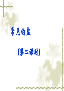 九年级化学生活中常见的盐 2课件粤教版