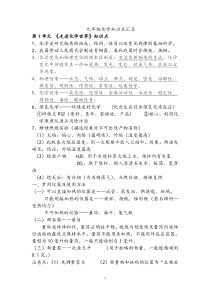 九年级化学知识点汇1