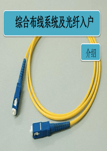综合布线系统及光纤入户