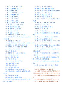 高中文学常识大全(整理汇编)