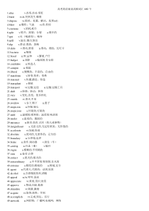 高考英语阅读高频词汇690个