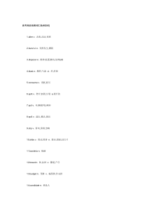 高考英语高频词汇(400个)