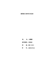 施工组织实训总结 (20)