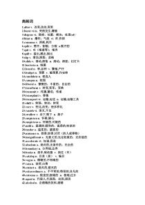 高考阅读高频单词