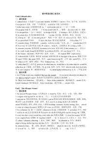 高中英语必修2知识点总结