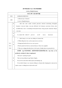 高中英语必修4Unit3词汇和短语教案(新人教版)
