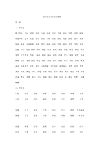 高中语文书本知识整和