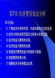 经济费用效益分析