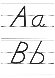 26个英文字母表