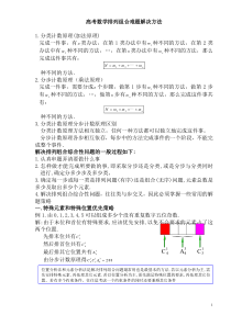 高中数学排列组合难题十一种方法