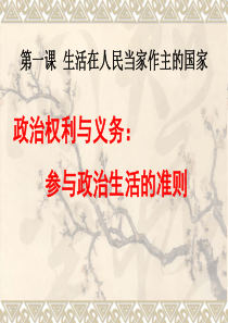 高中政治人教版课件必修2《政治生活》12