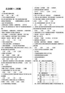 高二历史选修三第一_第二单元试卷