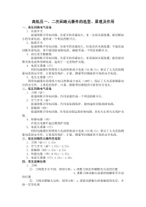 高低压一二次回路元器件的选型原理及作用