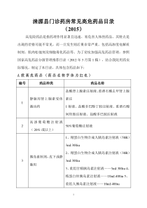 高危险目录