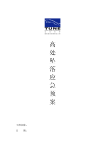 高处坠落应急预案