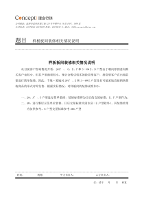 样板间装修说明