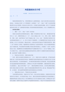 鸡蛋基础知识介绍