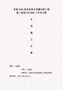 桥梁专项施工方案310