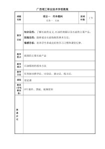 项目一汽车燃料