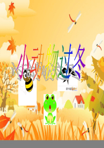 小动物过冬PPT课件