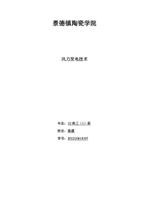 风力发电技术