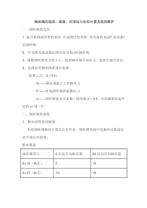 钢丝绳的选用报废许用拉力近似计算及使用维护