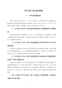 论ERP在财务管理中的地位