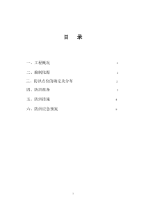 雨季防洪专项方案
