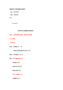 需要南师大考研真题笔记请联系
