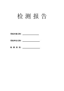 防雷装置检测报告(自检)