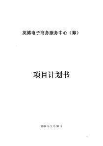 项目计划书