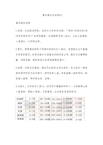 餐饮服务员培训资料全集