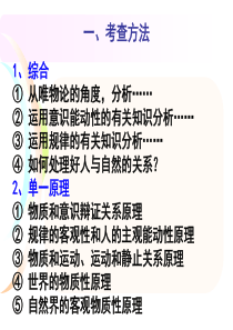 辩证唯物论专题复习(共27张)