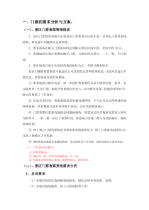 门楼索道滑雪场系统需求分析
