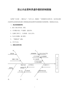 防止内业资料弄虚作假的控制措施