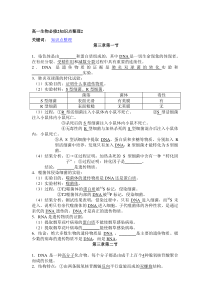 高一生物必修2知识点整理
