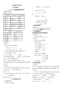 高一生物必修2第一二三章复习