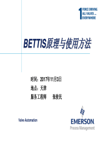 BETTIS执行机构运行原理及使用方法