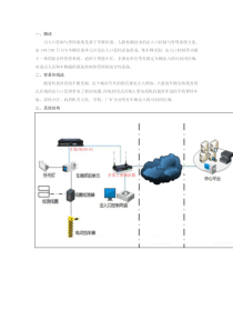 车库出入口视频监控系统方案