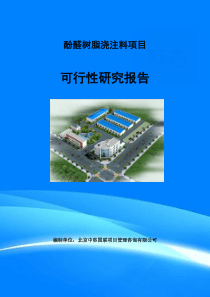 酚醛树脂浇注料项目可行性研究报告(目录)