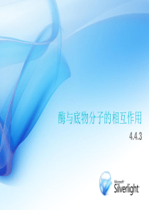 酶与底物分子的相互作用.